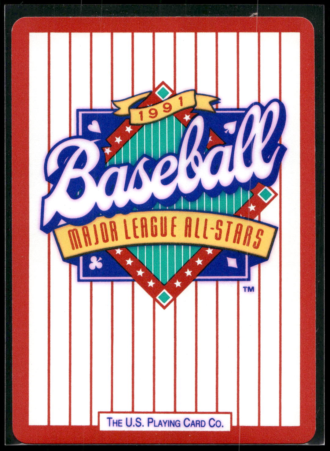 1991 U.S. Playing Card Major League All-Stars #10♥ Roger Clemens
