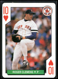 1991 U.S. Playing Card Major League All-Stars #10♥ Roger Clemens