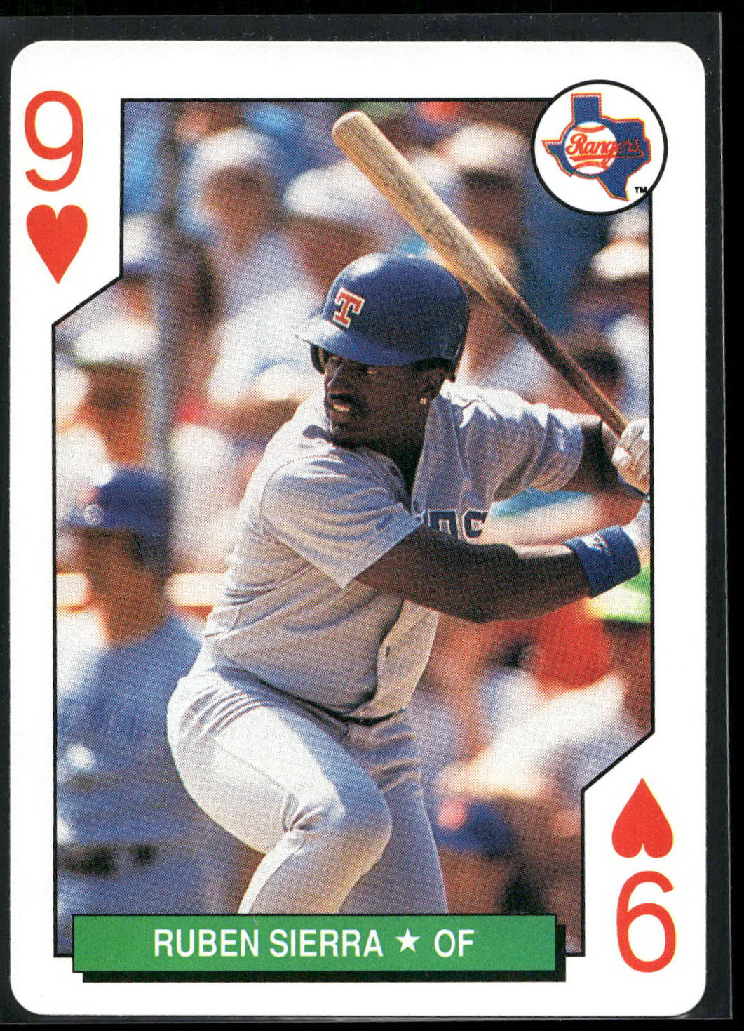 1991 U.S. Playing Card Co. Major League All-Stars #9 Ruben Sierra
