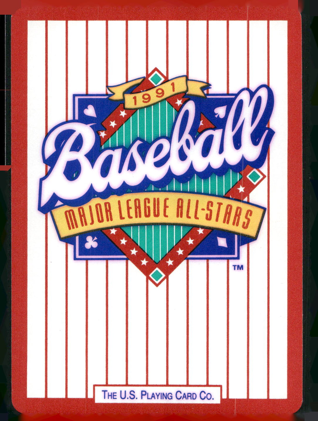 1991 U.S. Playing Card Co. Major League All-Stars #7♥ Rick Aguilera