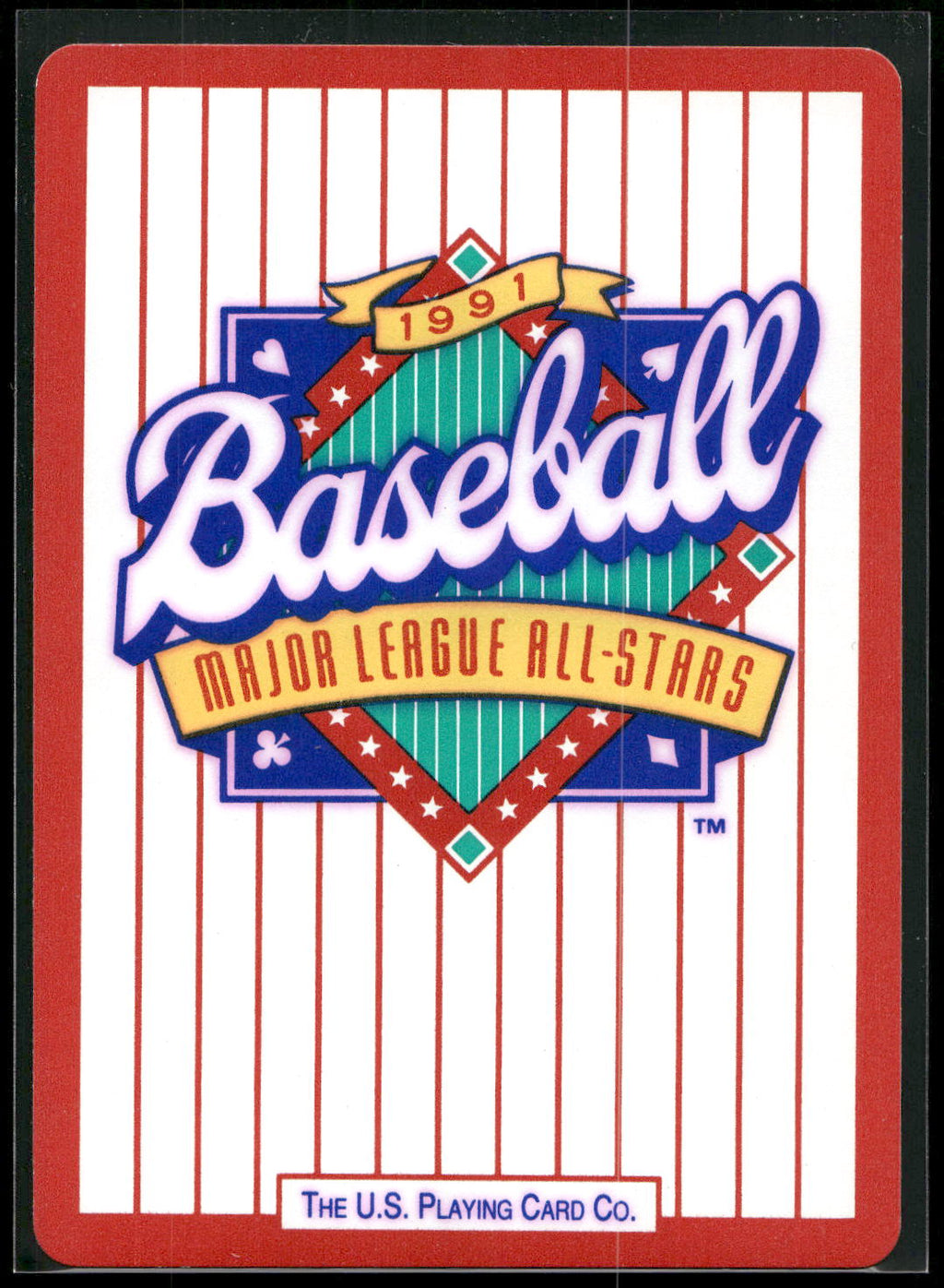 1991 U.S. Playing Card Co. Major League All-Stars #6 Julio Franco