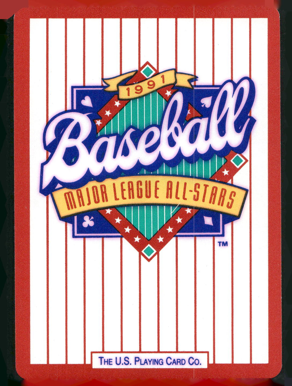 1991 U.S. Playing Card Co. Major League All-Stars #5♥ Mark Langston
