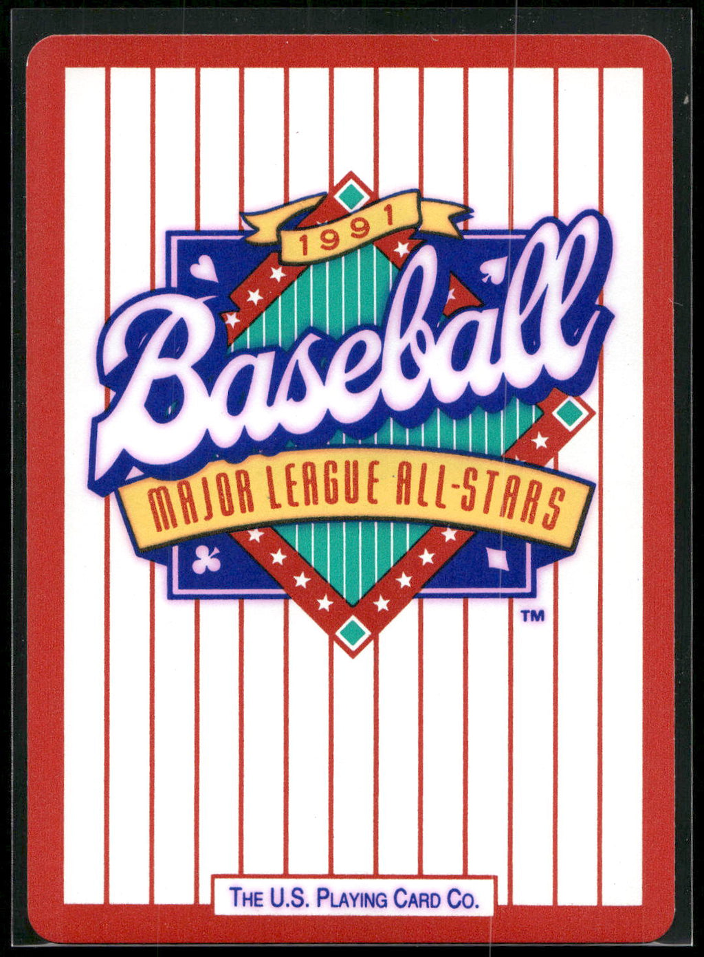 1991 U.S. Playing Card Co. Major League All-Stars Playing Cards #4♥ Joe Carter
