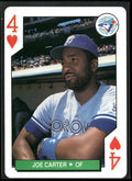1991 U.S. Playing Card Co. Major League All-Stars Playing Cards #4♥ Joe Carter