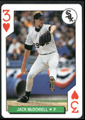 1991 U.S. Playing Card Co. Major League All-Stars #3♥ Jack McDowell