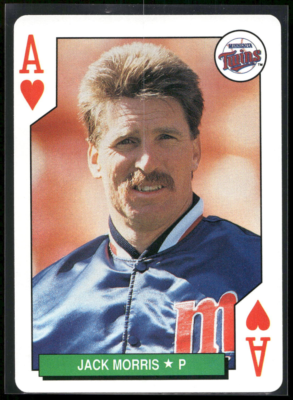 1991 U.S. Playing Card Co. Major League All-Stars #A Jack Morris
