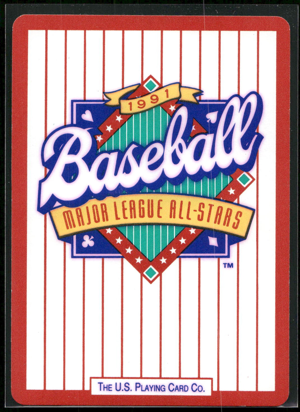 1991 U.S. Playing Card Co. Major League All-Stars #JOKER Danny Tartabull