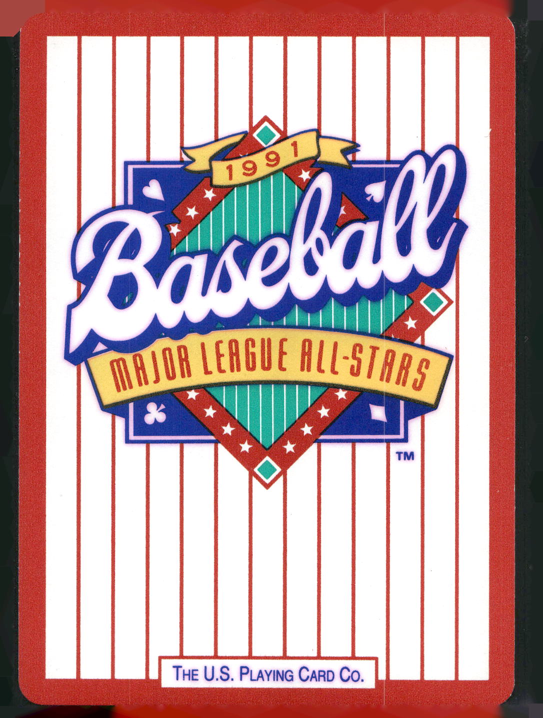 1991 U.S. Playing Card Co. Major League All-Stars #WILD Wade Boggs