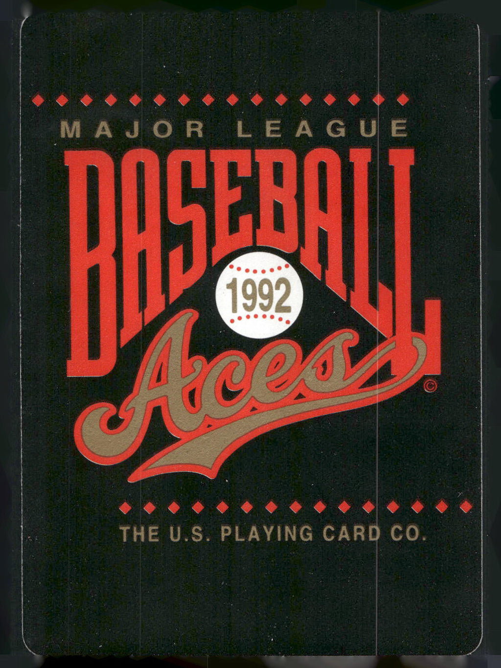 1992 U.S. Playing Card Co. Baseball Aces Playing Cards #JOKERb Tom Glavine