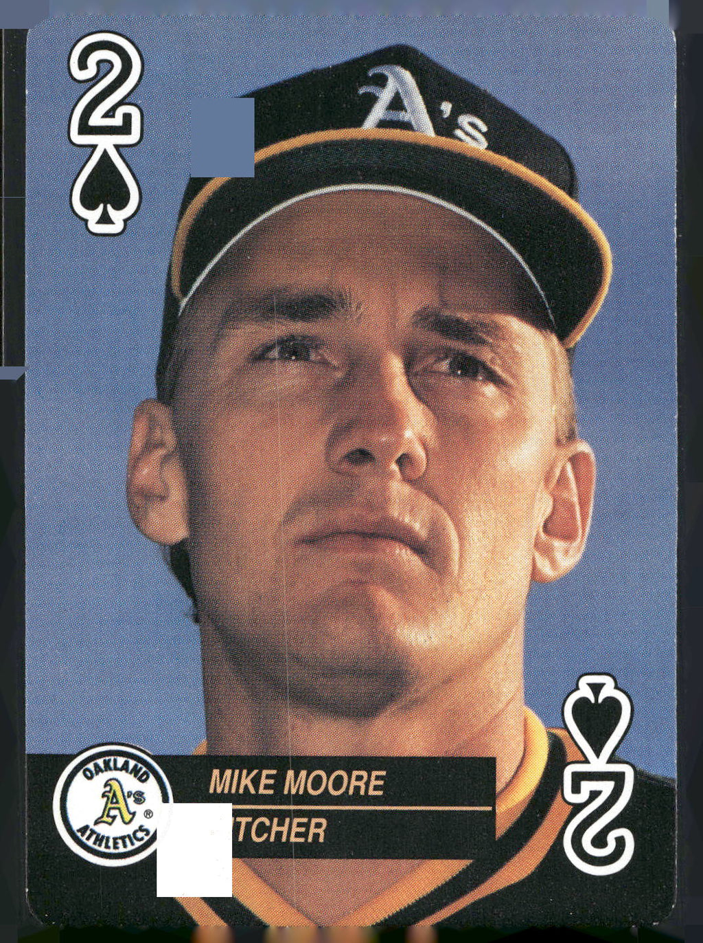 1992 U.S. Playing Card Co. Baseball Aces Playing Cards #2♠ Mike Moore