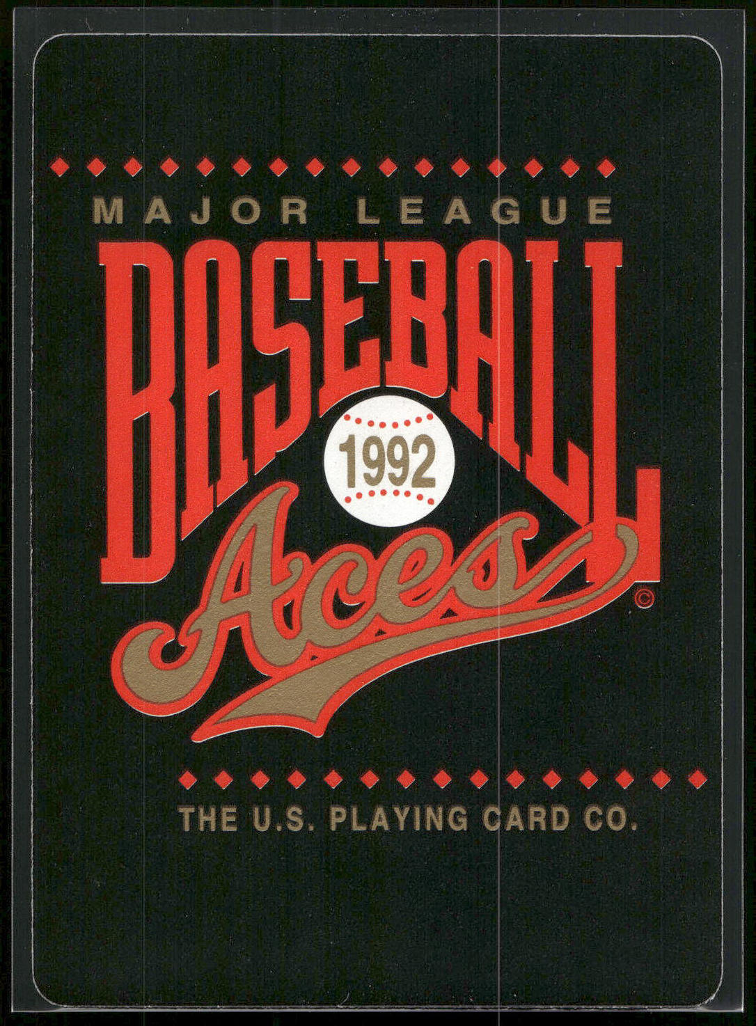 1992 U.S. Playing Card Co. Baseball Aces Playing Cards #4♠ Jim Abbott