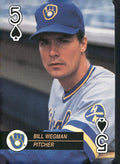 1992 U.S. Playing Card Co. Baseball Aces Playing Cards #5♠ Bill Wegman