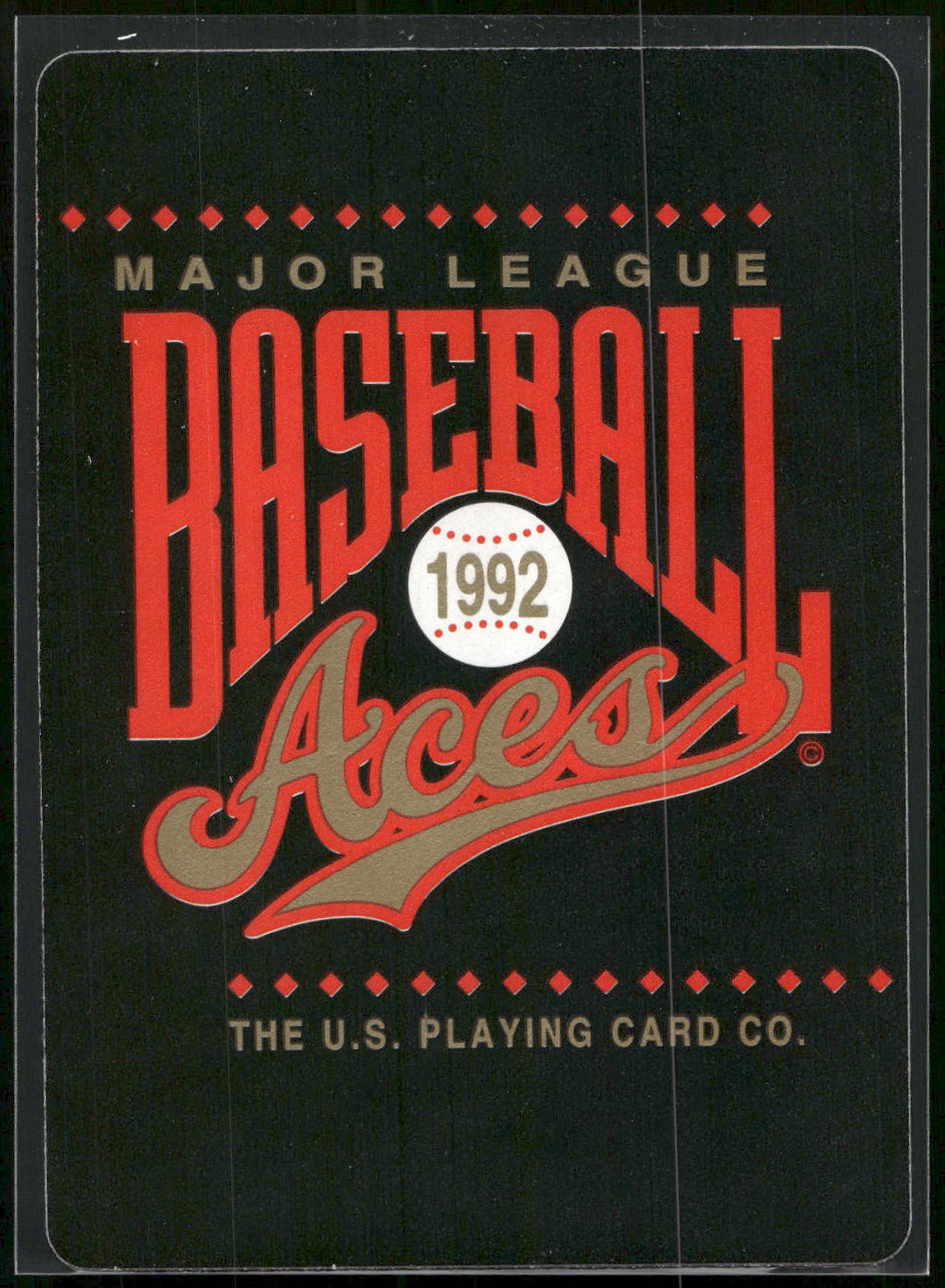 1992 U.S. Playing Card Co. Baseball Aces Playing Cards #6♠ Mike Morgan