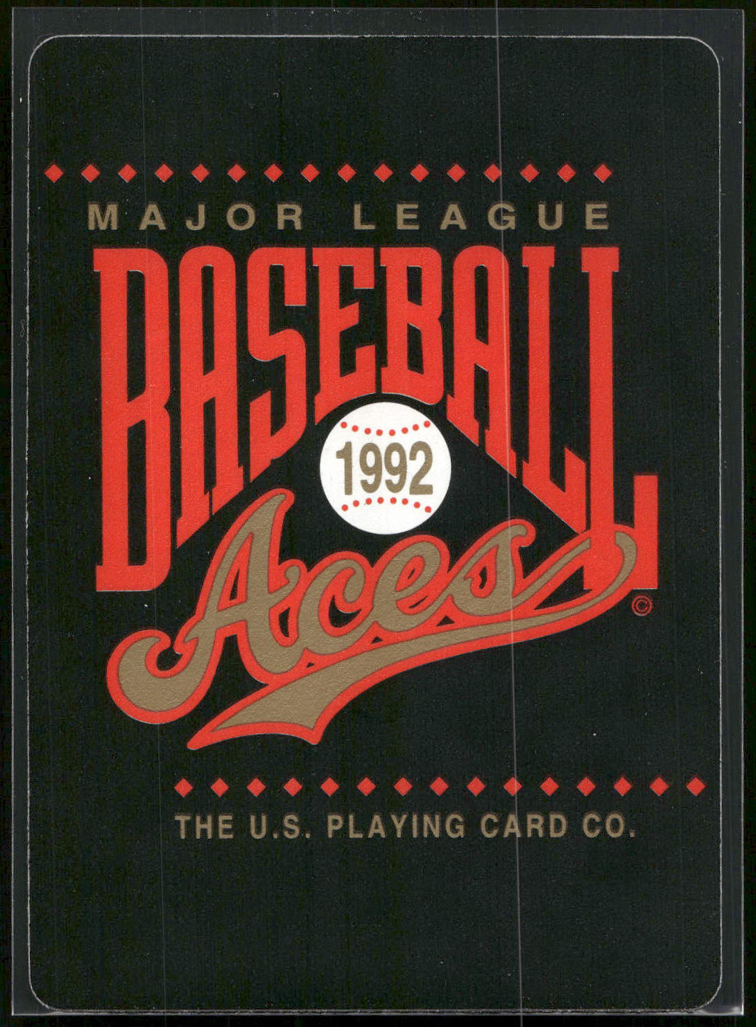 1992 U.S. Playing Card Co. Baseball Aces Playing Cards #8♠ Pete Harnisch