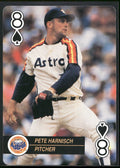 1992 U.S. Playing Card Co. Baseball Aces Playing Cards #8♠ Pete Harnisch