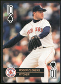 1992 U.S. Playing Card Co. Baseball Aces Playing Cards #10♠ Roger Clemens