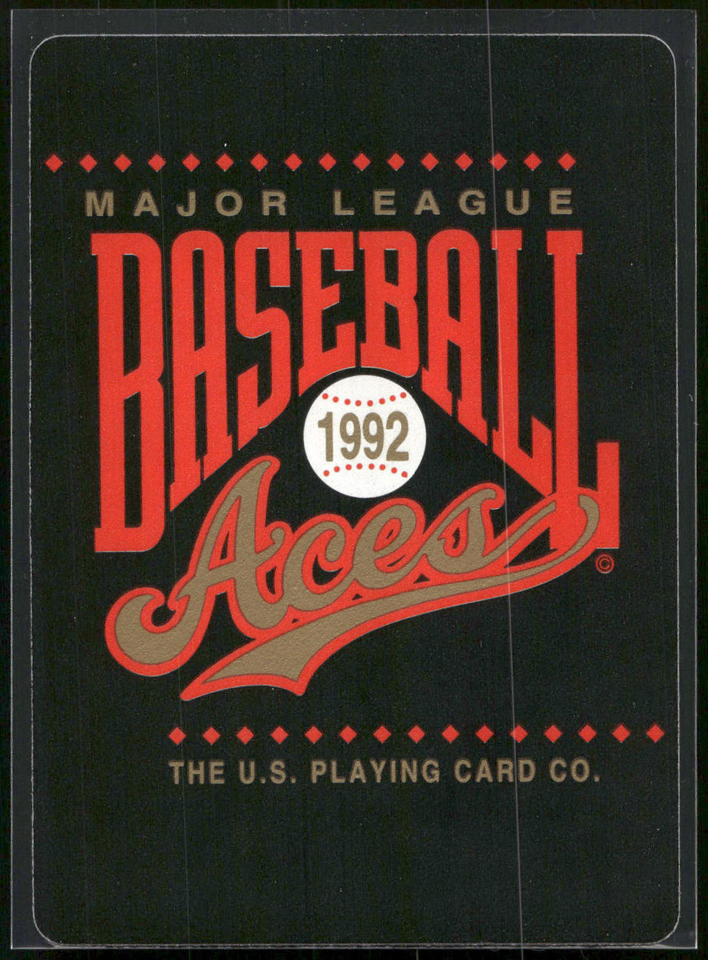 1992 U.S. Playing Card Co. Baseball Aces Playing Cards #Q♠ Tom Glavine