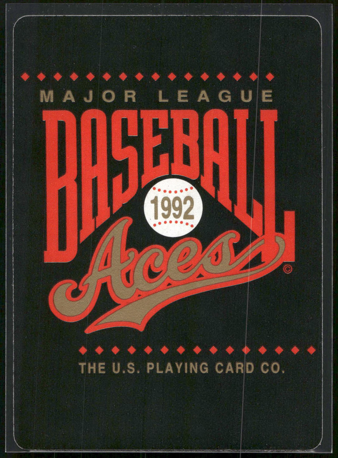 1992 U.S. Playing Card Co. Baseball Aces Playing Cards #K♠ Jose Rijo