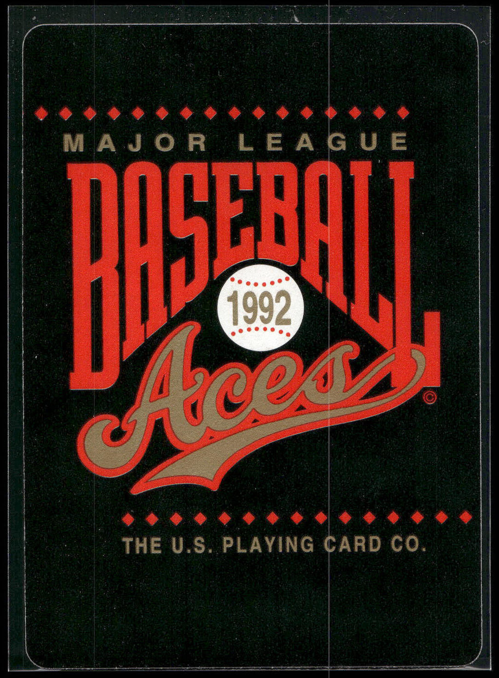 1992 U.S. Playing Card Co. Baseball Aces Playing Cards #A♦ Julio Franco