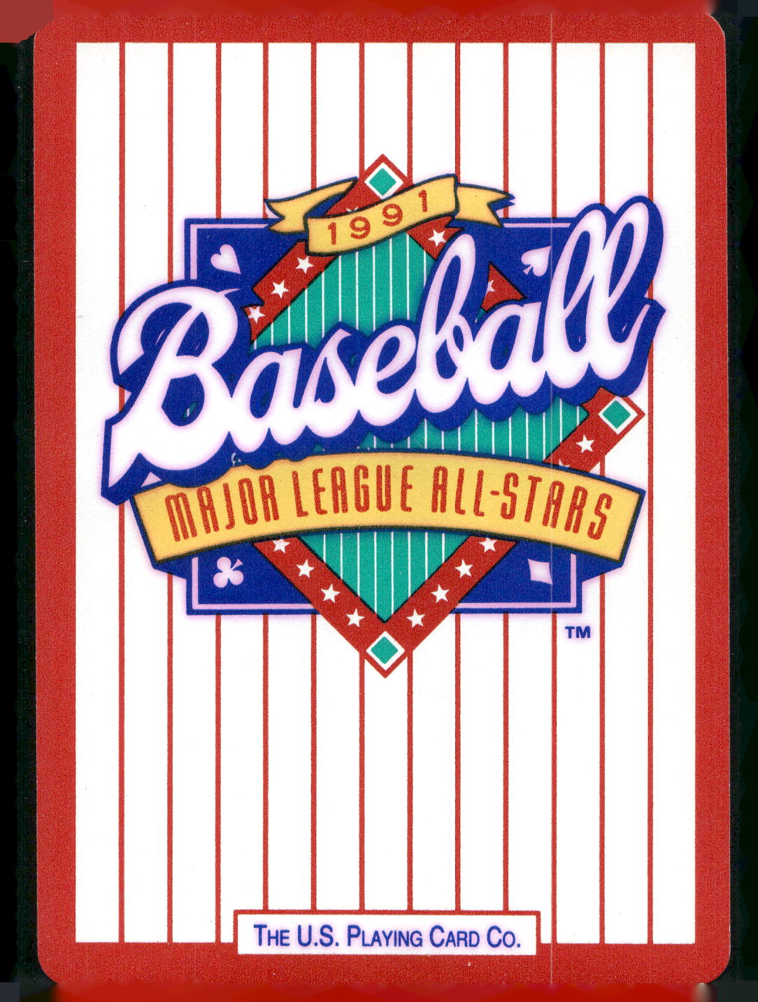 1991 U.S. Playing Card Co. Major League All-Stars #WILD Will Clark
