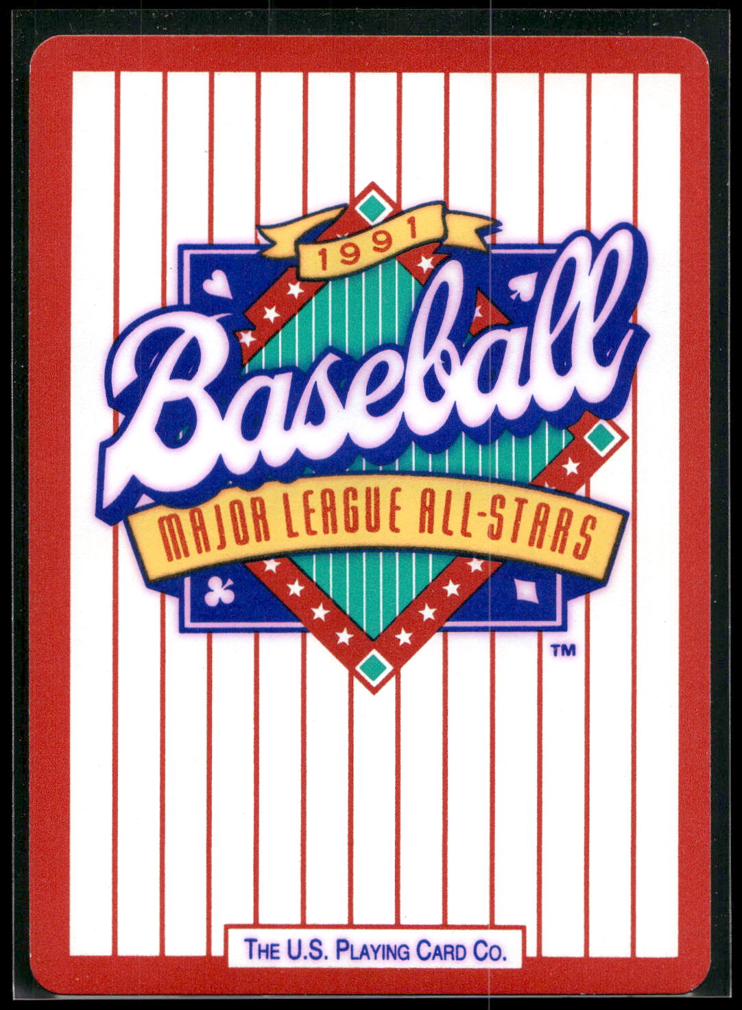 1991 U.S. Playing Card Co. Major League All-Stars #JOKER Bobby Bonilla