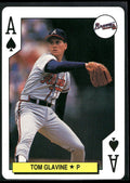 1991 U.S. Playing Card Co. Major League All-Stars #A♠ Tom Glavine
