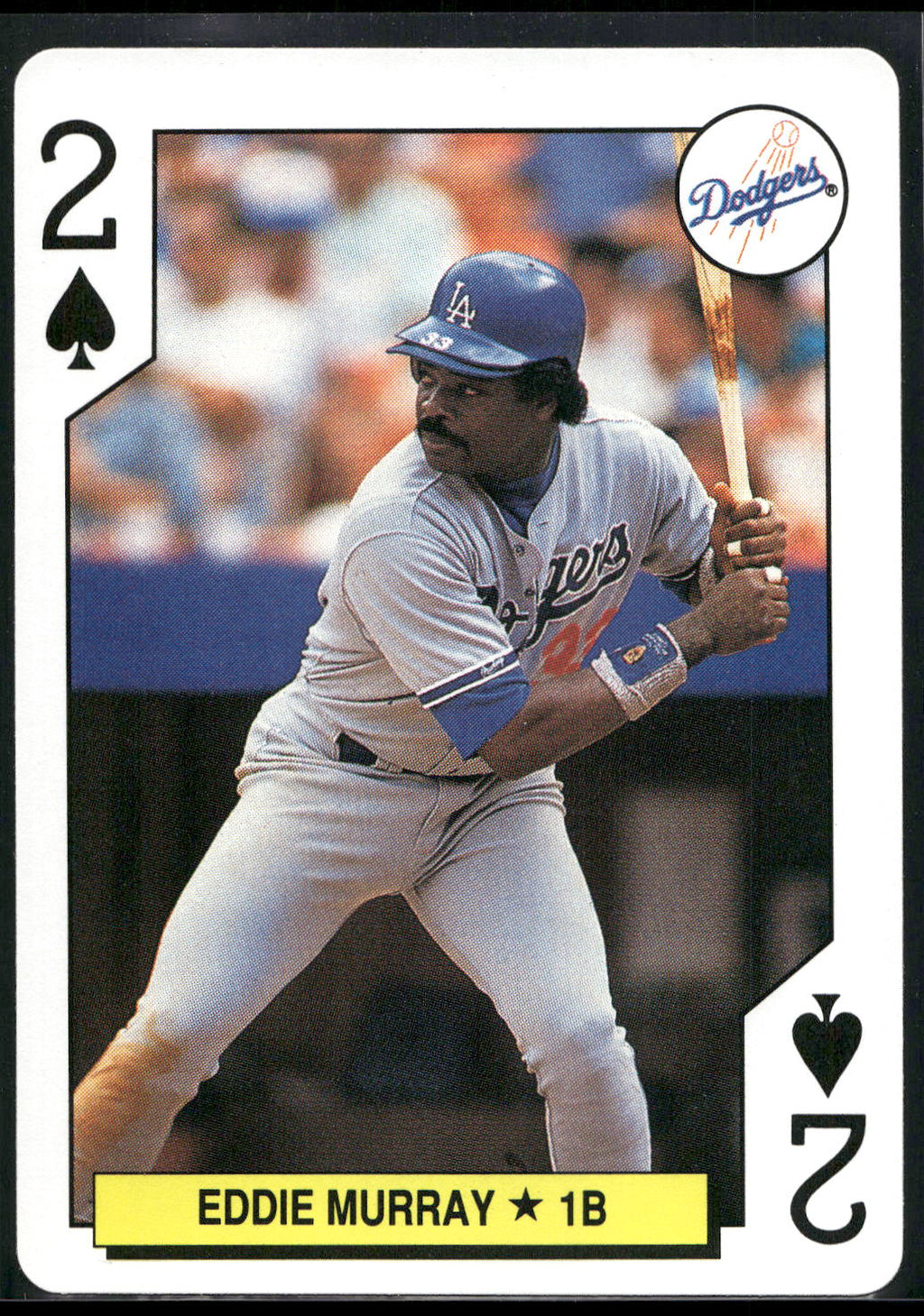 1991 U.S. Playing Card Co. Major League All-Stars #2♠ Eddie Murray
