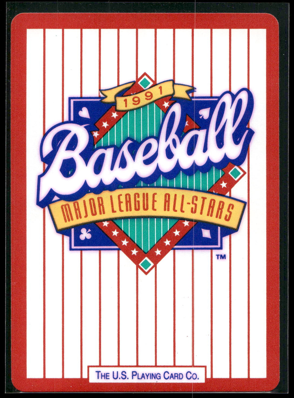 1991 U.S. Playing Card Co. Major League All-Stars #5♠ Tom Browning