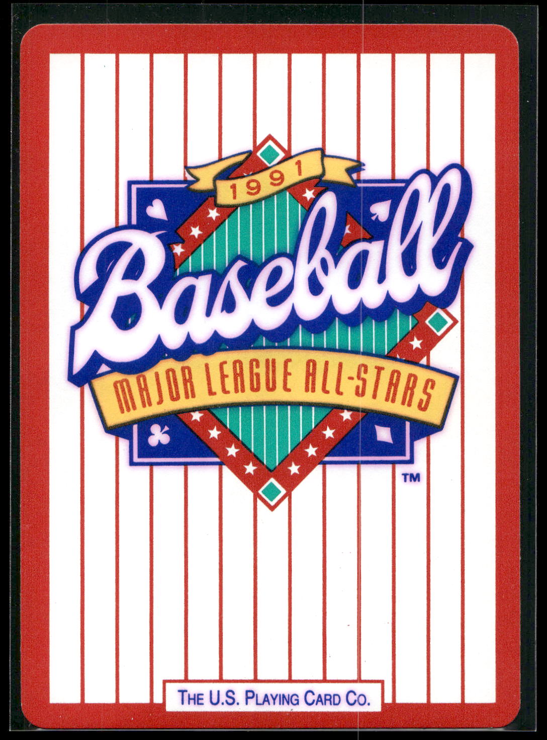 1991 U.S. Playing Card Co. Major League All-Stars #5♠ Tom Browning