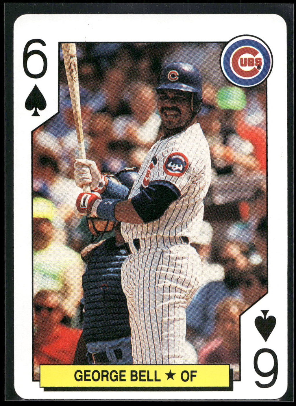 1991 U.S. Playing Card Co. Major League All-Stars #6♠ George Bell
