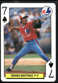 1991 U.S. Playing Card Co. Major League All-Stars #7♠ Dennis Martinez