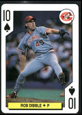 1991 U.S. Playing Card Co. Major League All-Stars #10♠ Rob Dibble