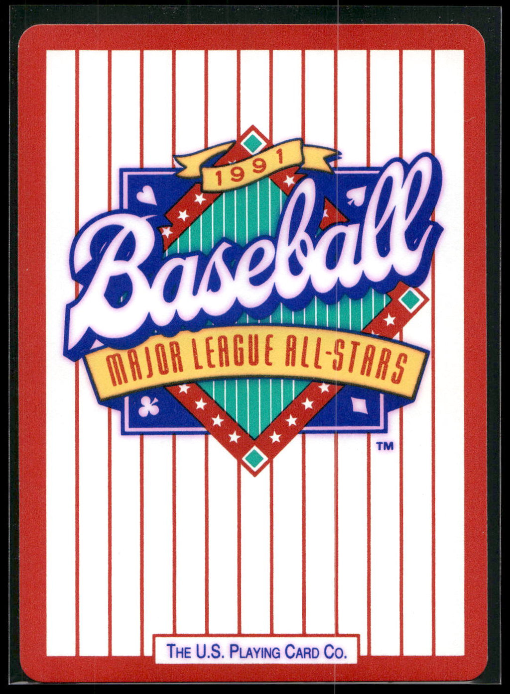 1991 U.S. Playing Card Co. Major League All-Stars #J Benito Santiago