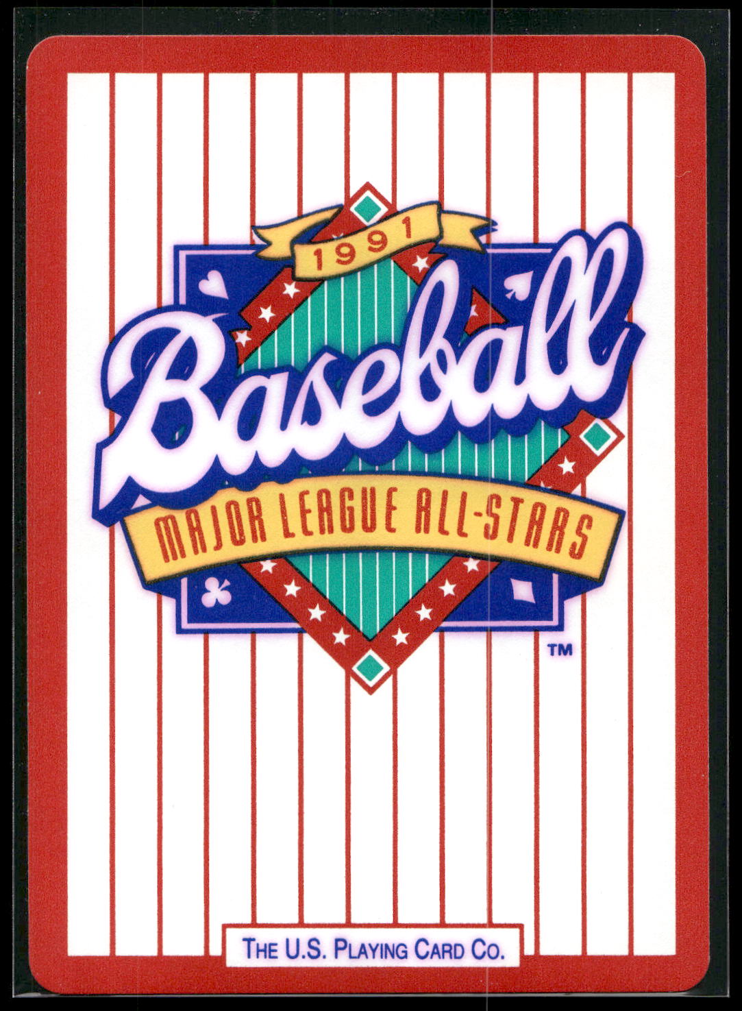 1991 U.S. Playing Card Co. Major League All-Stars #J Benito Santiago