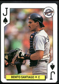 1991 U.S. Playing Card Co. Major League All-Stars #J♠ Benito Santiago