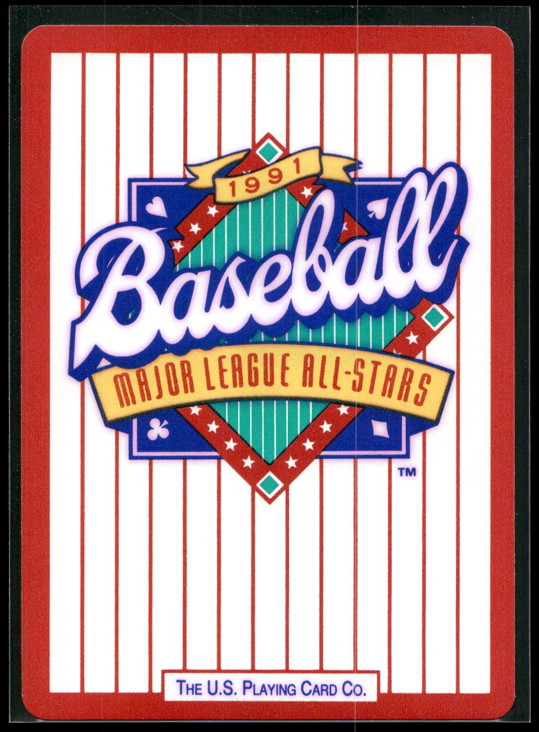 1991 U.S. Playing Card Co. Major League All-Stars #Q Ryne Sandberg