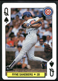 1991 U.S. Playing Card Co. Major League All-Stars #Q♠ Ryne Sandberg