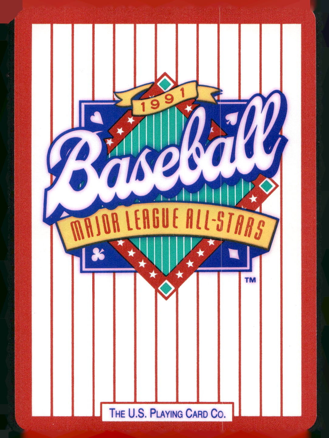 1991 U.S. Playing Card Co. Major League All-Stars #A♦ Ken Griffey Jr.