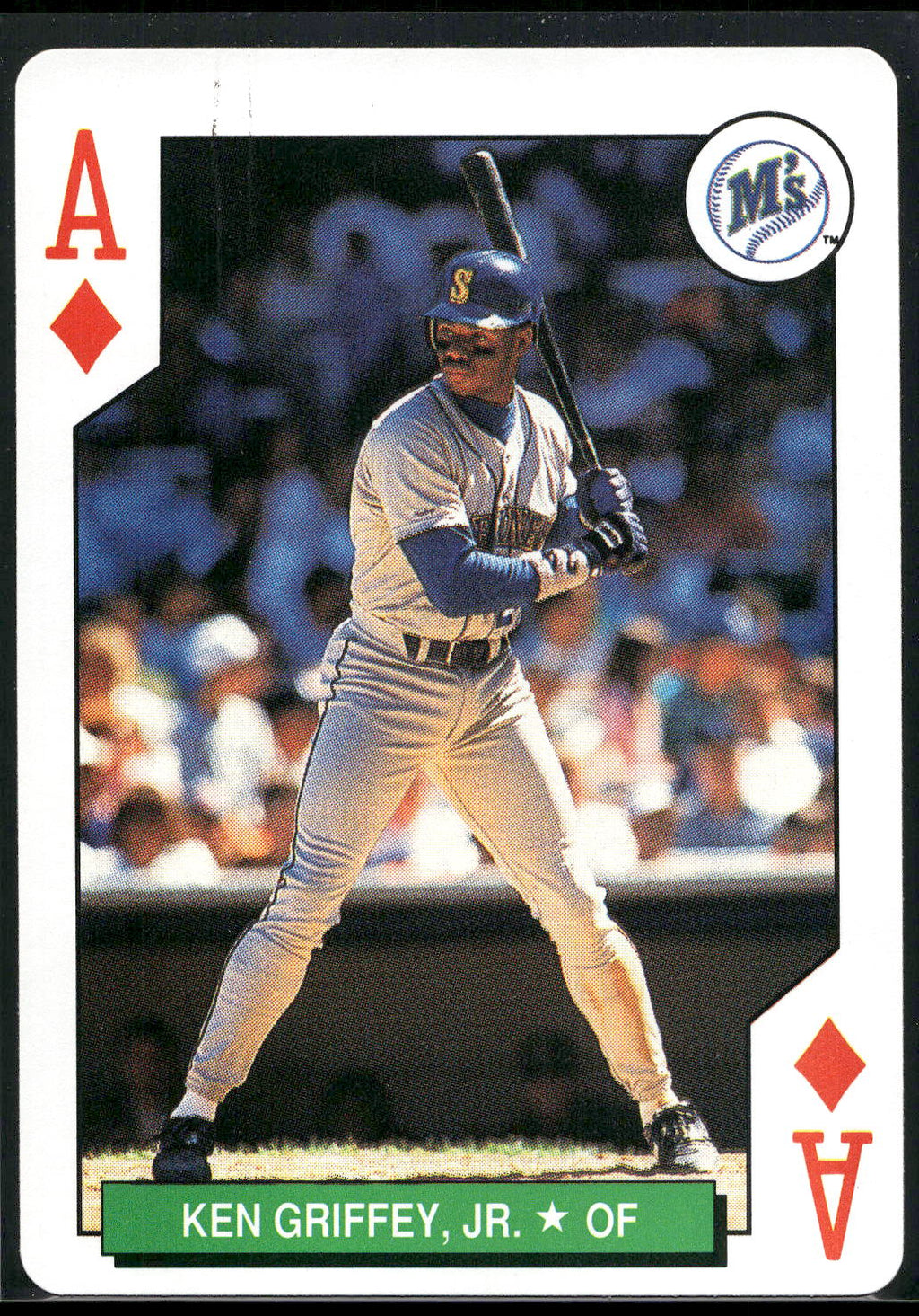 1991 U.S. Playing Card Co. Major League All-Stars #A♦ Ken Griffey Jr.