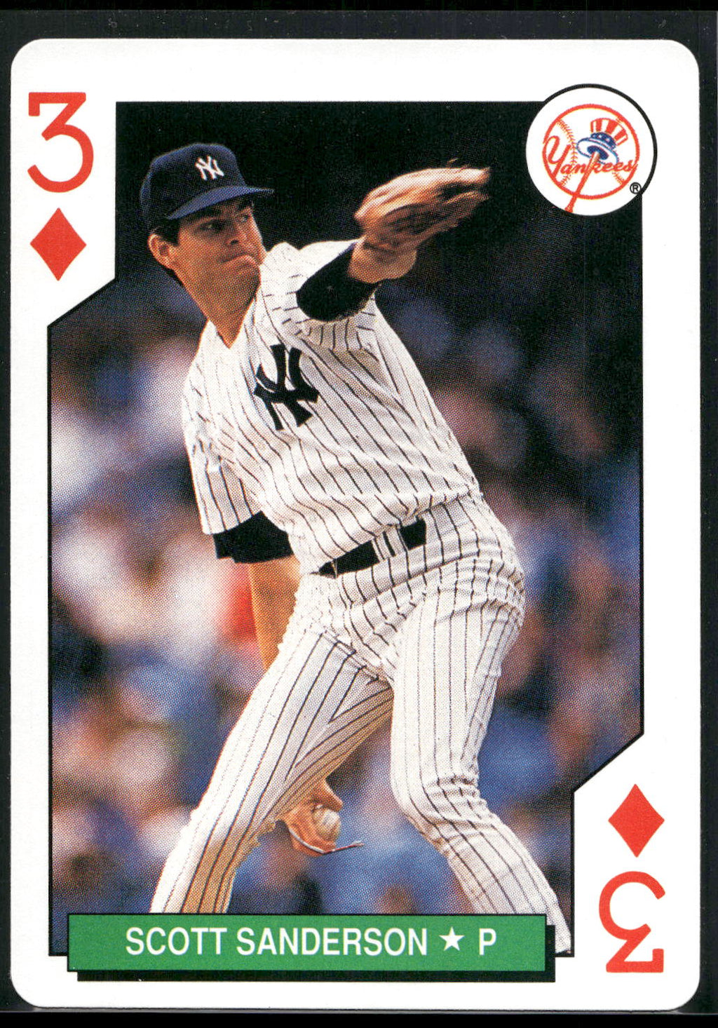 1991 U.S. Playing Card Co. Major League All-Stars #3♦ Scott Sanderson