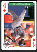 1991 U.S. Playing Card Co. Major League All-Stars #4♦ Kirby Puckett
