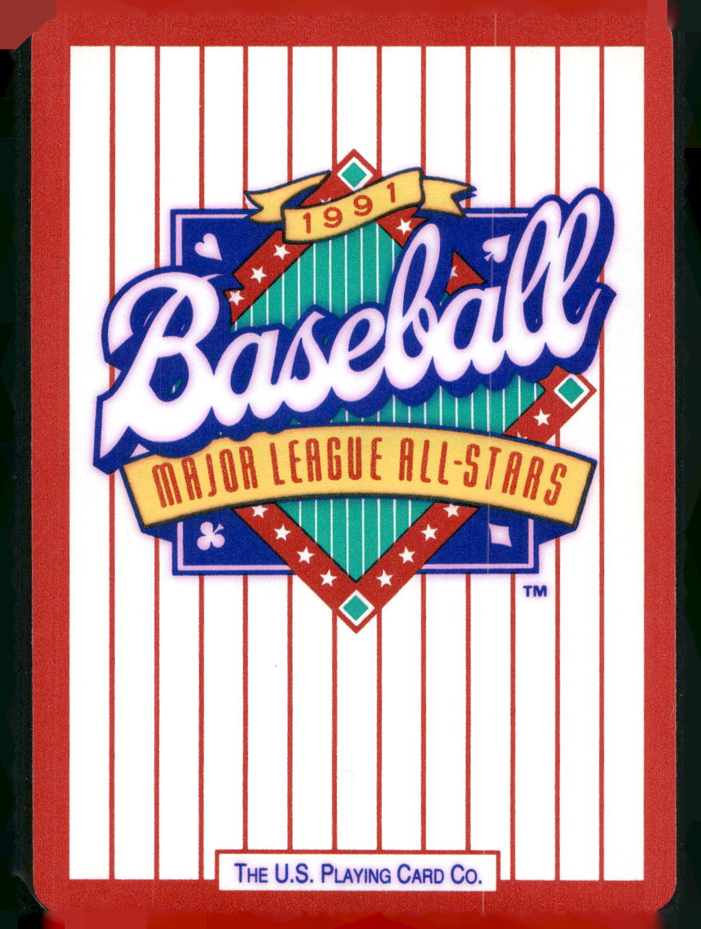 1991 U.S. Playing Card Co. Major League All-Stars #5♦ Jeff Reardon