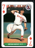 1991 U.S. Playing Card Co. Major League All-Stars #7♦ Bryan Harvey