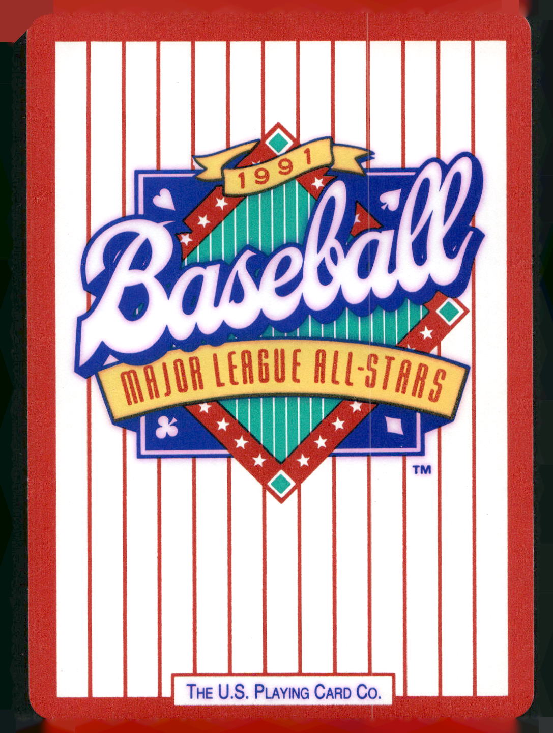 1991 U.S. Playing Card Co. Major League All-Stars #9♦ Harold Baines