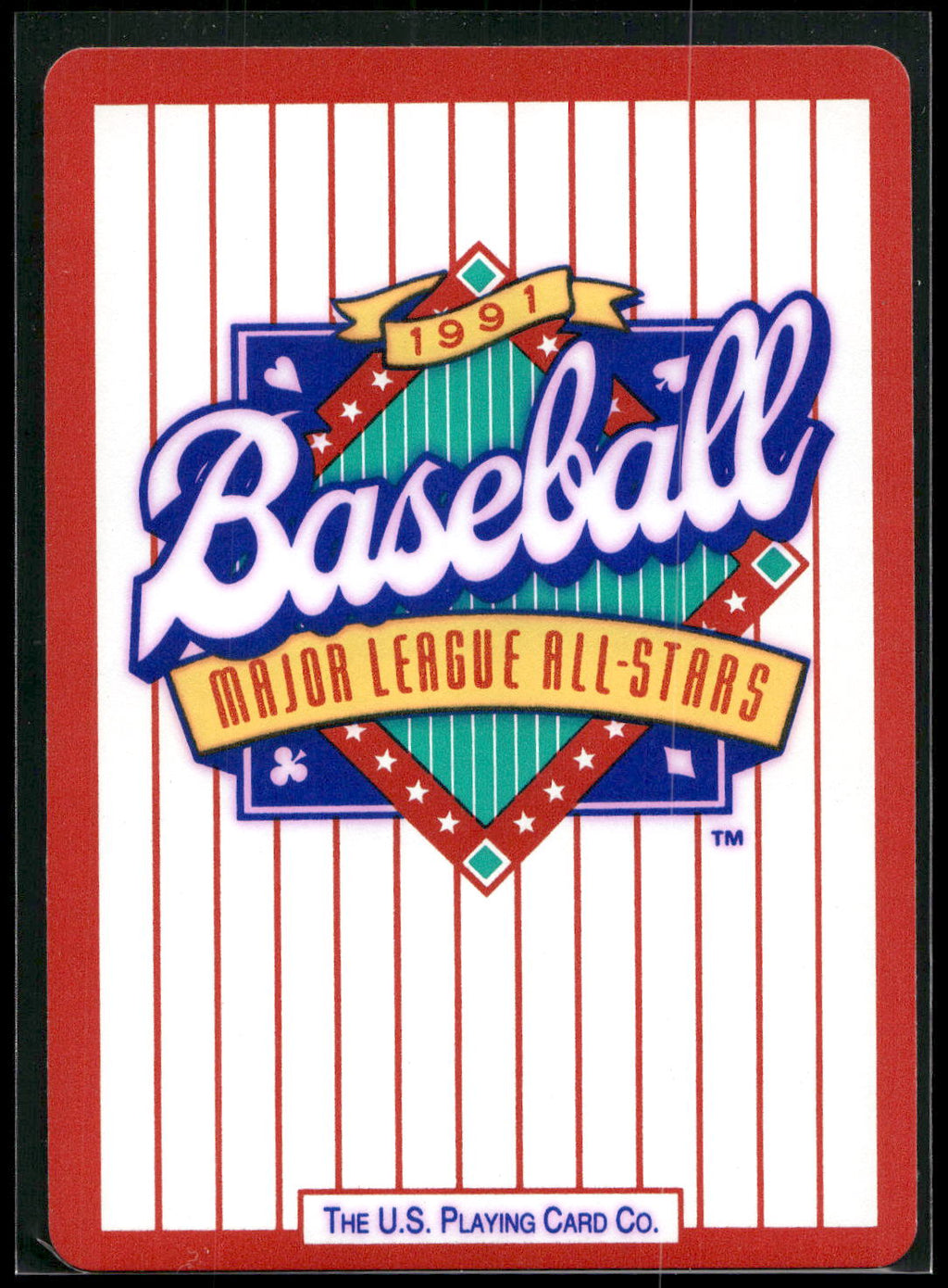 1991 U.S. Playing Card Co. Major League All-Stars #J♦ Sandy Alomar, Jr.