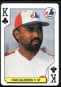 1991 U.S. Playing Card Co. Major League All-Stars #K♣ Ivan Calderon
