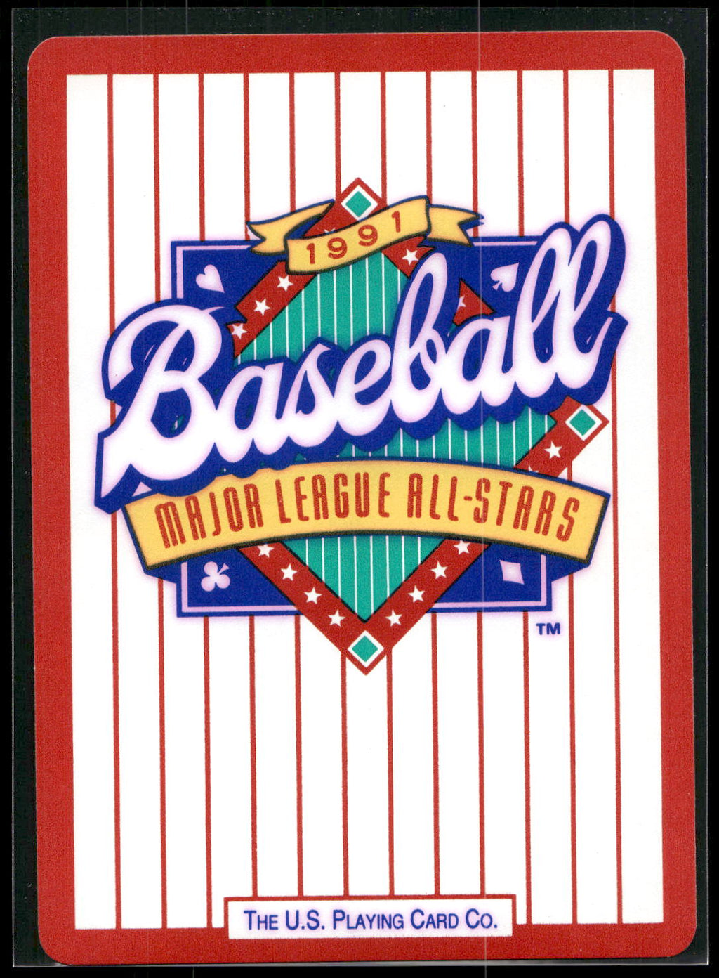 1991 U.S. Playing Card Co. Major League All-Stars #Q♣ Chris Sabo