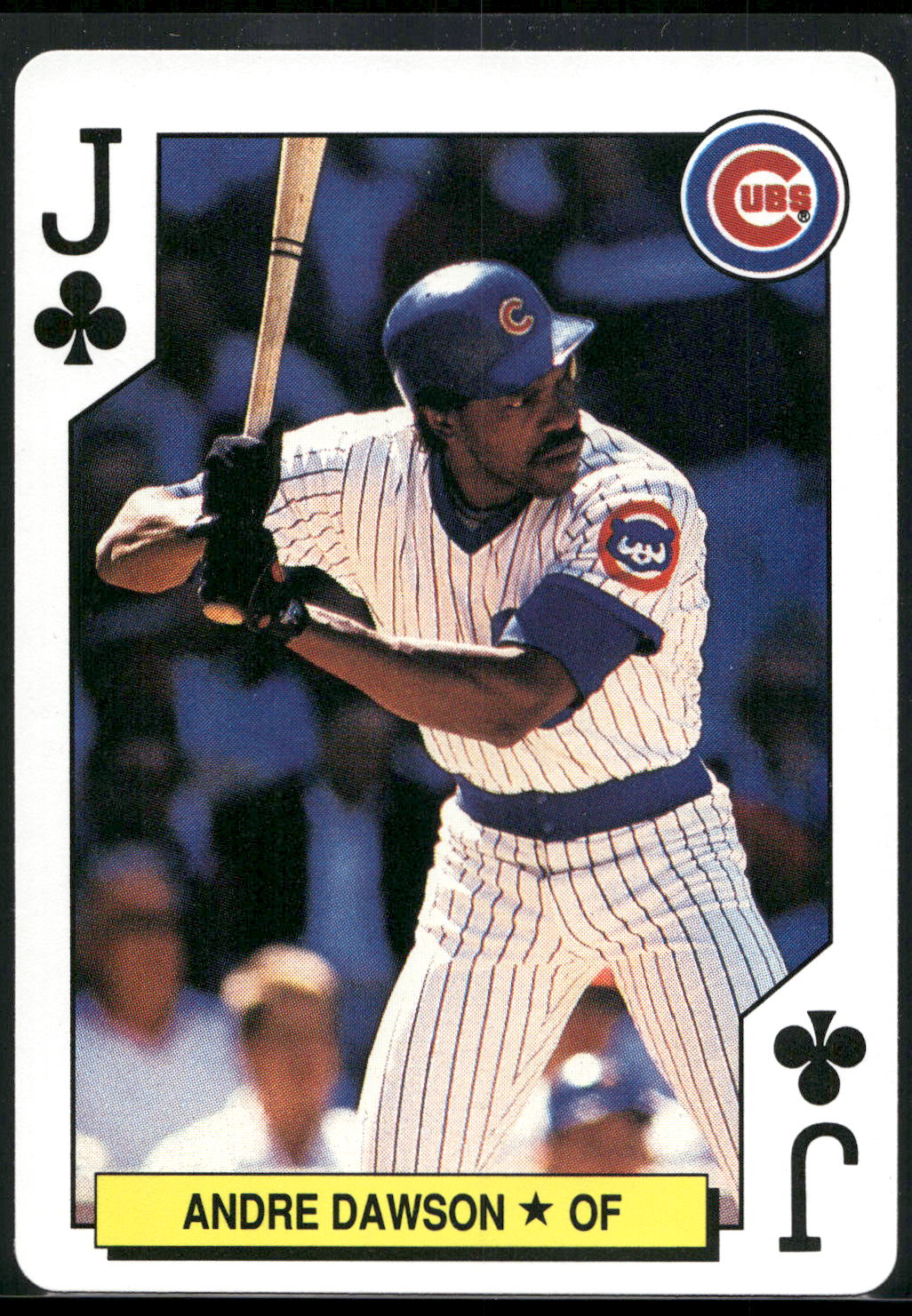 1991 U.S. Playing Card Co. Major League All-Stars #J♣ Andre Dawson