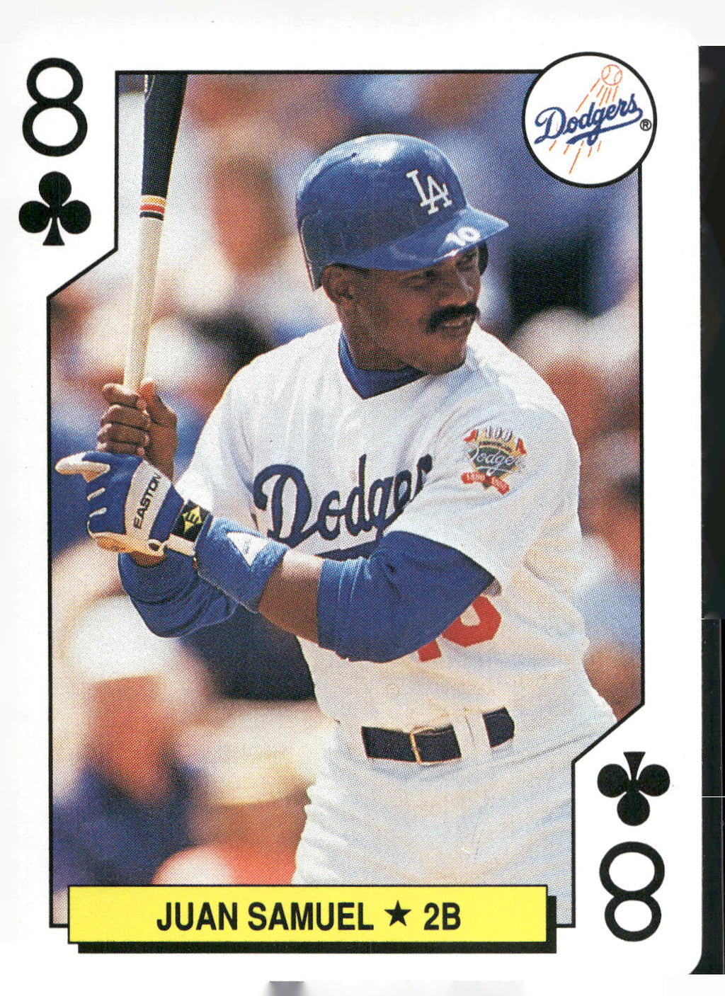 1991 U.S. Playing Card Co. Major League All-Stars #8♣ Juan Samuel
