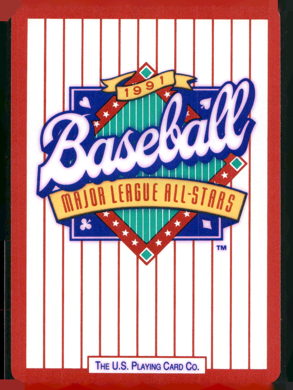 1991 U.S. Playing Card Co. Major League All-Stars #6♣ Barry Larkin